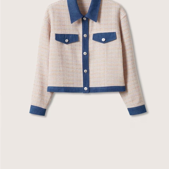 Mango Trim tweed jacket - Picture 7 of 7